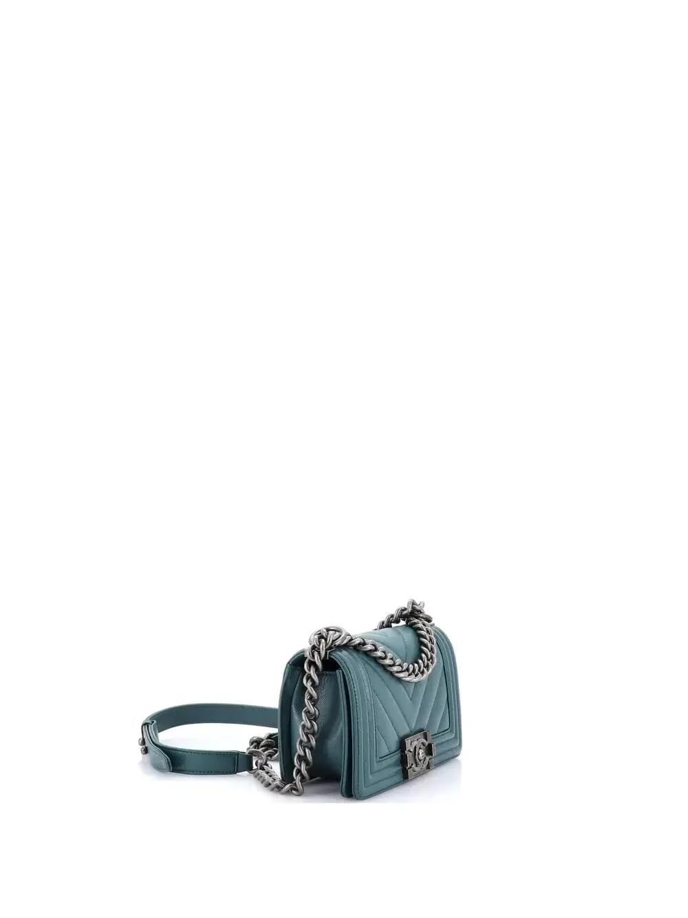 Chanel Boy Flap Bag Chevron Caviar #259675C44B